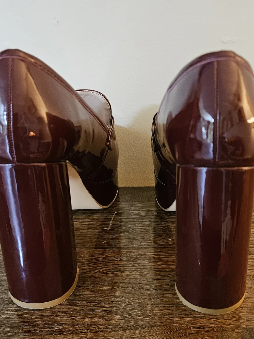NEW Women's Burgundy Patent Loafers